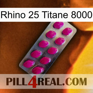 Rhino 25 Titanium 8000 09